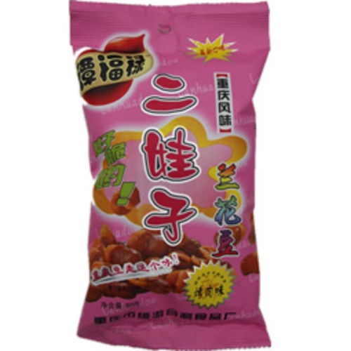 谭福禄兰花豆烤肉味80g 10袋