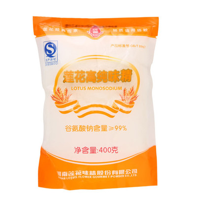 2F1753 【莲花高纯味精 400g】 调味品九百米